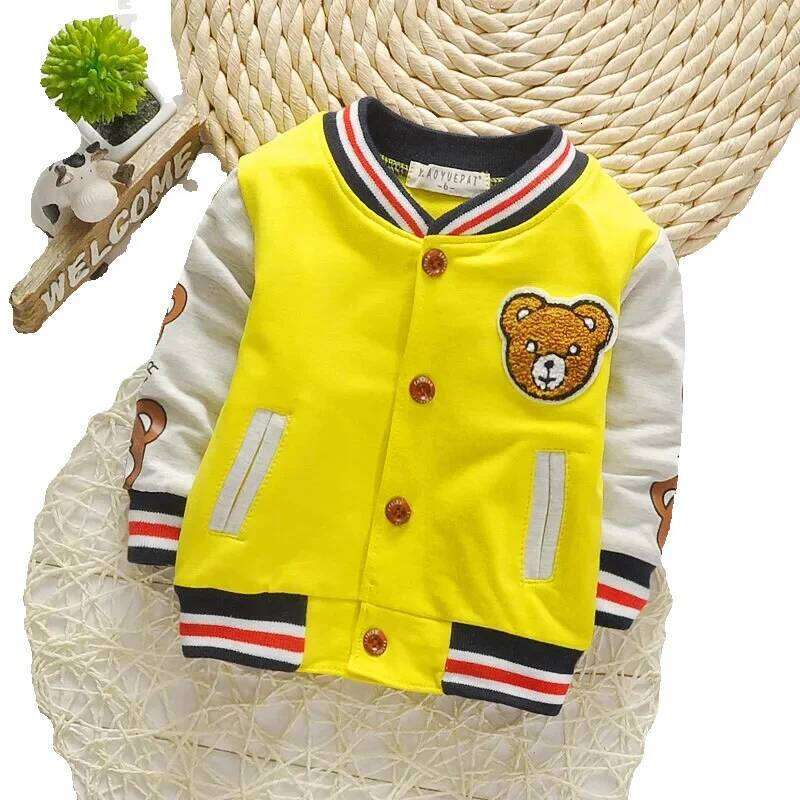 children girls clothes kids baseball sweatershirt toddler fashion brand jacket spring autumn baby outwear for boy coat