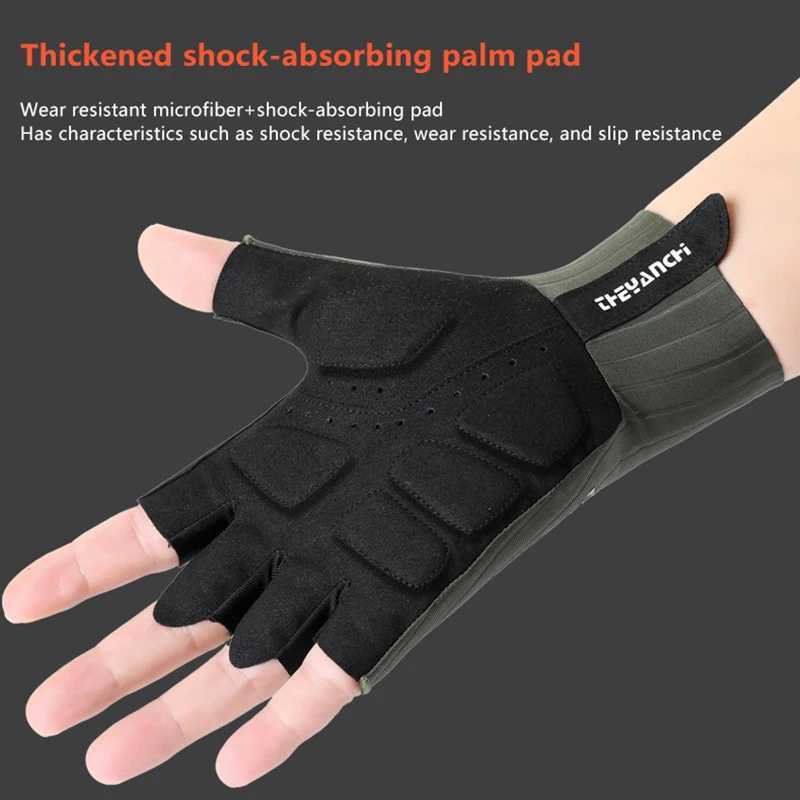 1Pair Breathable Half Finger Cycling Gloves Ultralight Road Bike Gloves AntiSlip Mountain Bike MTB Gloves Cycling Accessories J250922