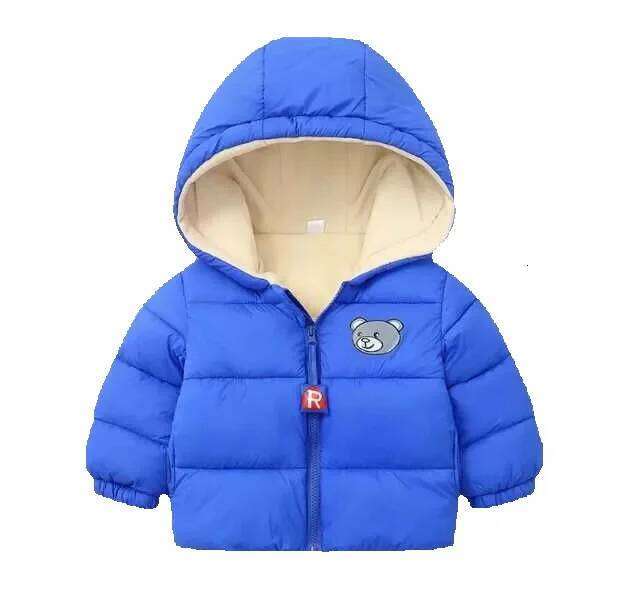 Children Kids Winter Warm Baby Boy Girl Long Sleeve Hoodie Jacket Outerwear Down Coat Clothes NEW J250625