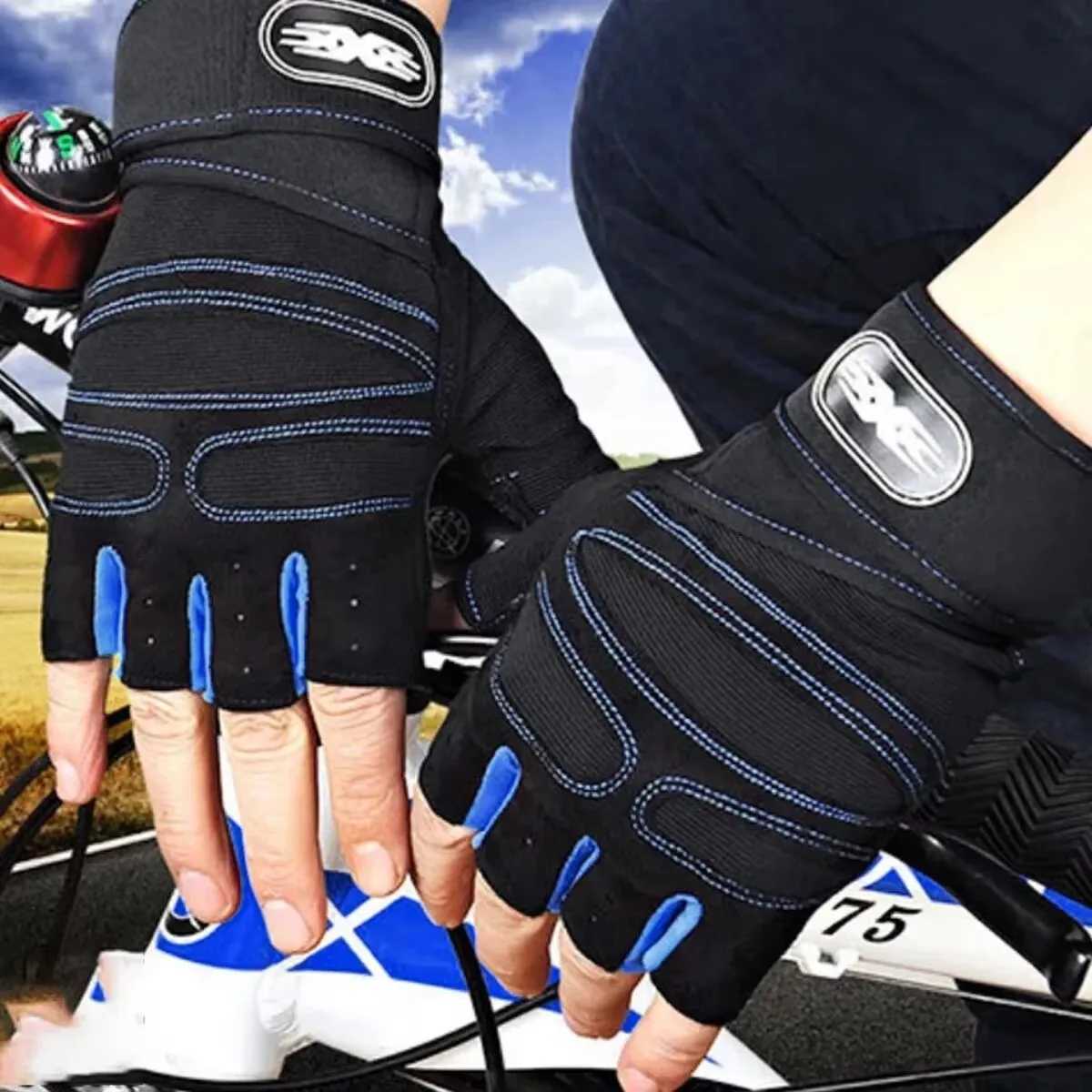 Fitness Half Finger Gloves Men And Women Wrist Guard Sports Dumbbell Riding Non Slip Horizontal Bar Exercise Training J250922
