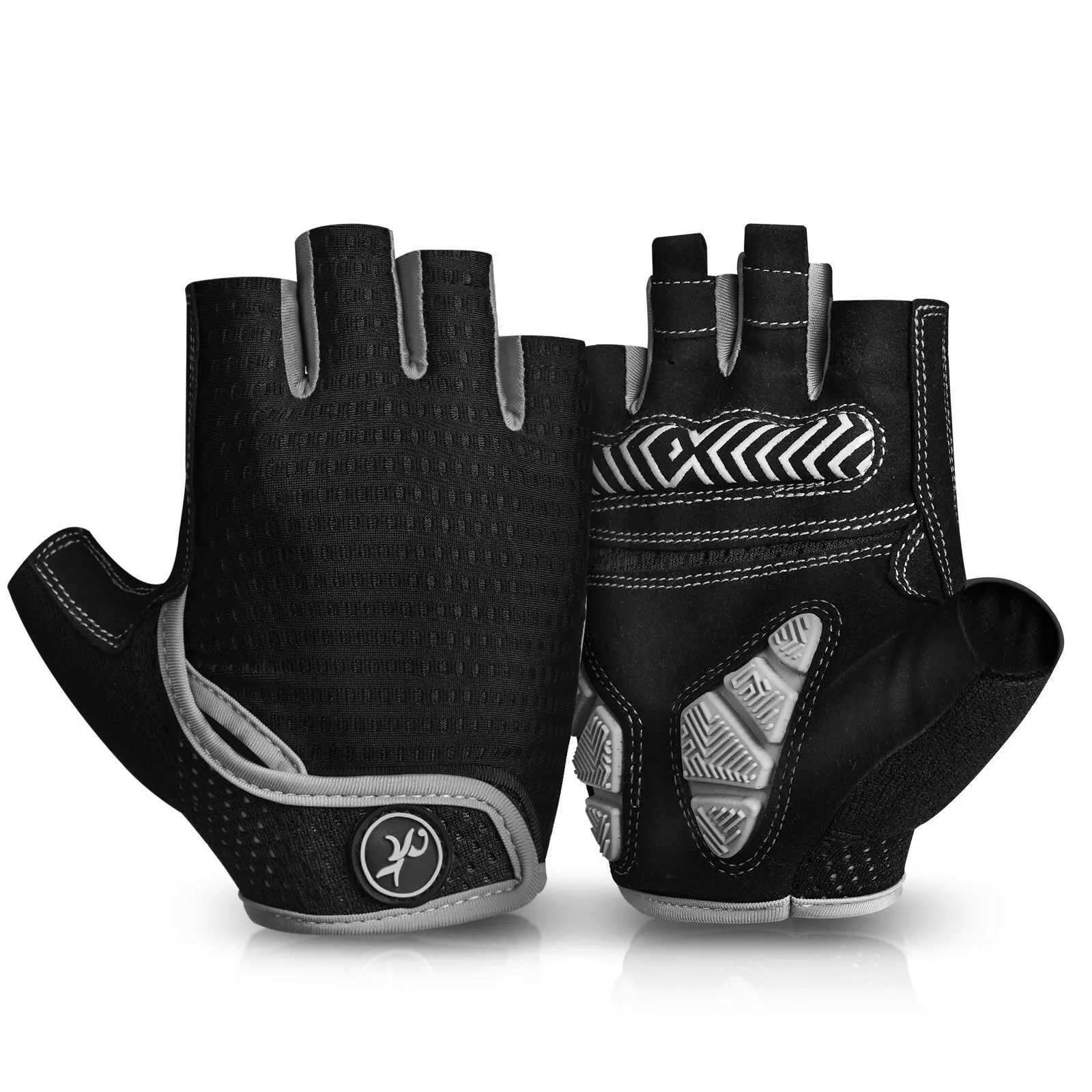MOREOK Cycling Gloves Breathable Half Finger 5MM Pads Bike Gloves Antislip Shockabsorbing Mountain Road Biking Bicycle Gloves J250922