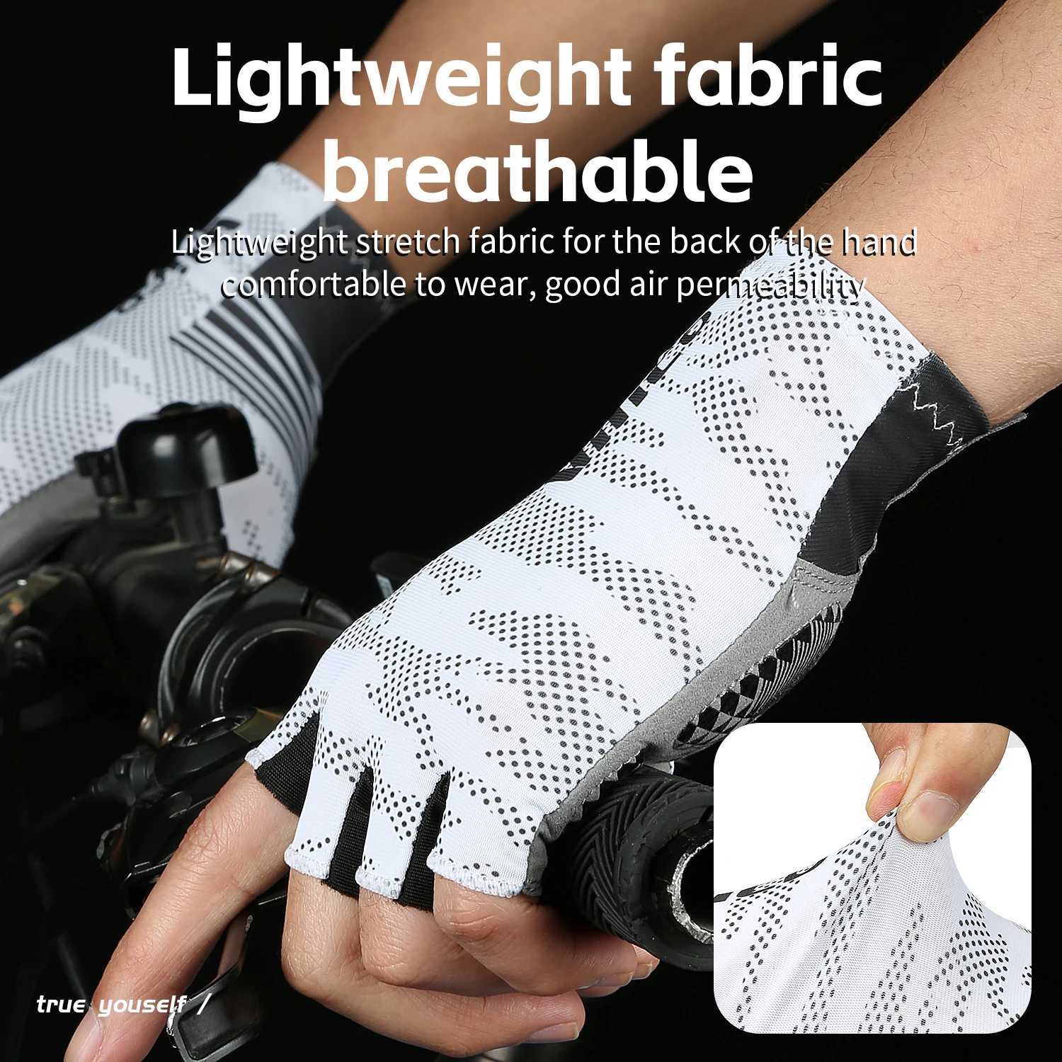 2025 Summer Cycling Gloves for Men ShockAbsorbing Padded Breathable Bicycle Gloves MTB Road Mountain Bike Riding Gloves J250922