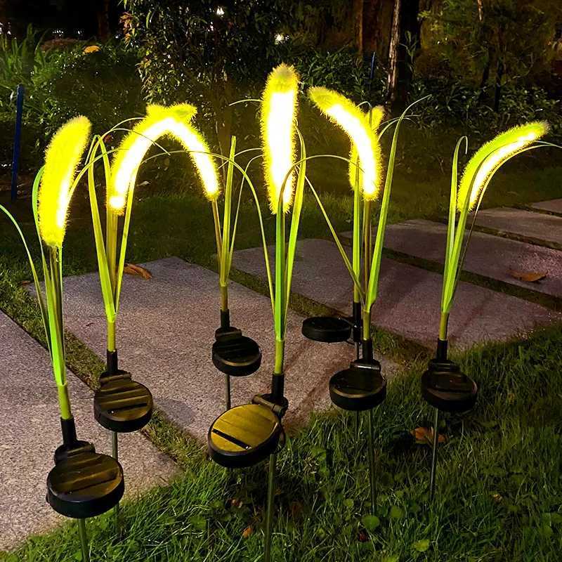 Outdoor LED solar simulation dog tail grass lamp park square courtyard landscape lawn lamp C250922
