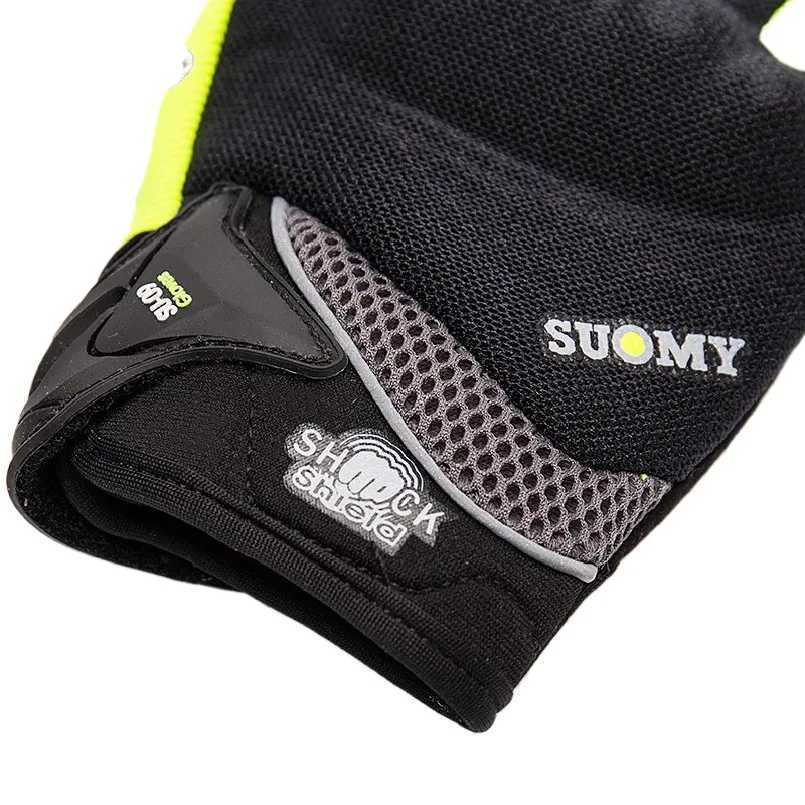 SUOMY NEW Motorcycle Gloves Green Motocross Racing gloves Full Finger Cycling guantes moto Motorbike Summer luvas da motocicleta J2509221