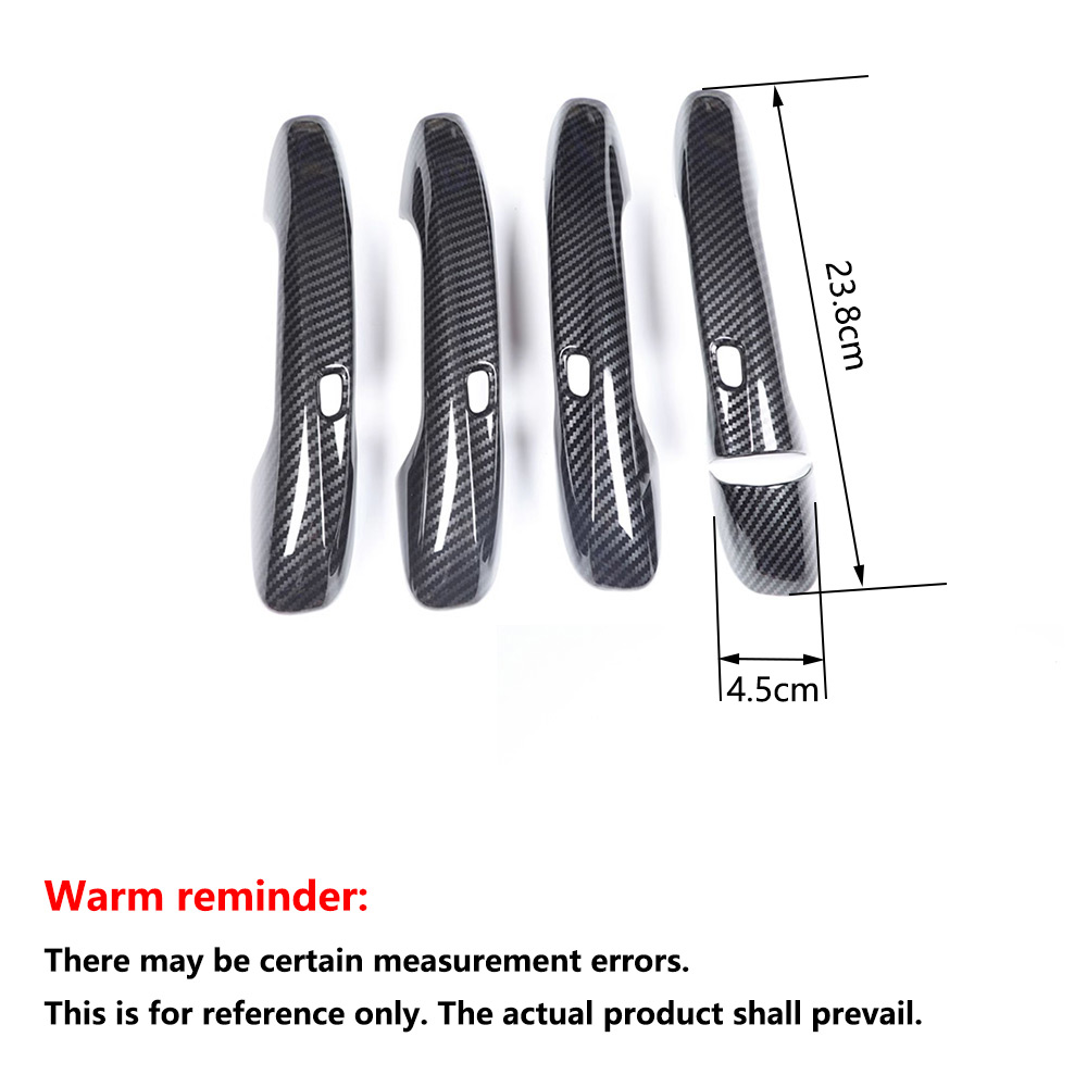 Car Door Handle Protective Cover Exterior Door Decoration Frame for Mercedes Benz GLE W167 350 450 GLE Coupe C167 53 amg 500e GLS X167 63 AMG 400d 580