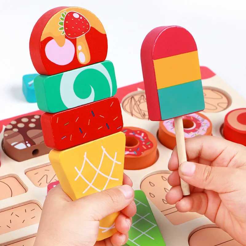 Wooden Ice Toys Playing House Toy DIY Ice Game ParentCHIld Interactive Board Games Gifts For Boys And Girls C250922