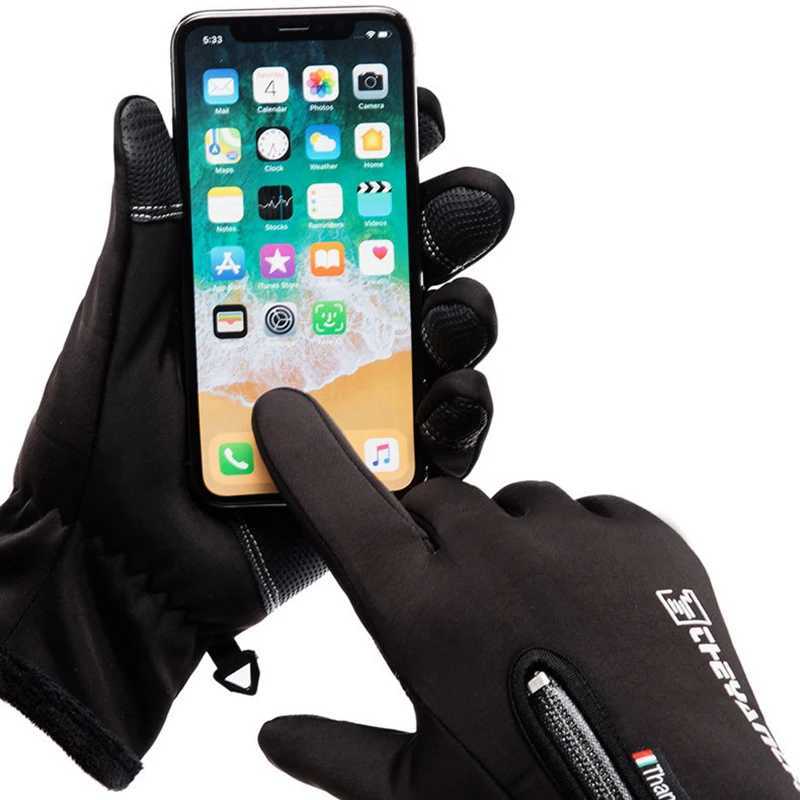 Winter Gloves for Men Women Outdoor Tactical Touchscreen Warm Gloves Antislip Cycling Driving Fishing Protection Gloves J250922