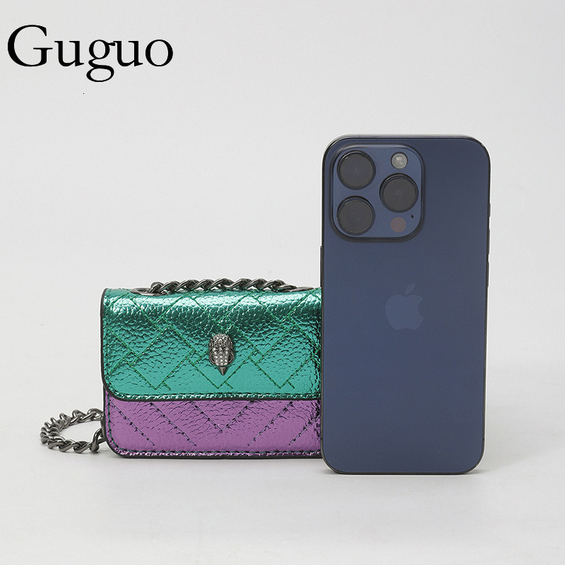 Guguo Designer Bag Women's Versatile Quilted Chain Small Square Bag 2025 Luxury Bag New High-quality Trendy Mini Crossbody Bag