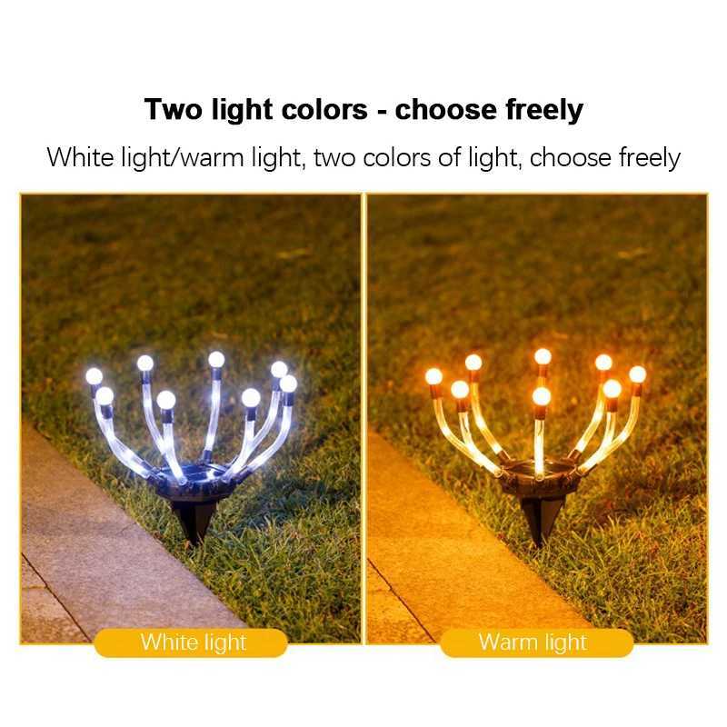 Solar Lawn Lights Outdoor Waterproof Garden Light Auto OnOff Pathway LED Lighting for Yard Landscape Decor Solar Powered Lamp C250922