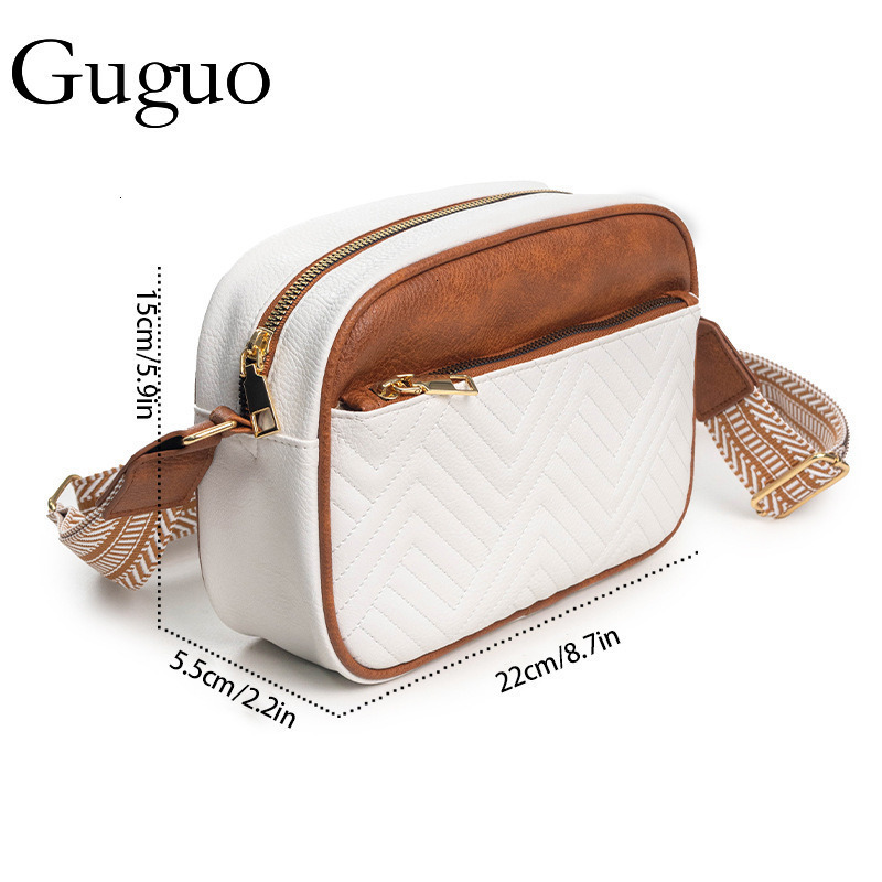 Guguo Designer Bag In Stock Cross-border Wholesale Luxury Bag 2024 New Trendy Versatile Women's Crossbody Bag Shoulder Bag Small Square Bag With 