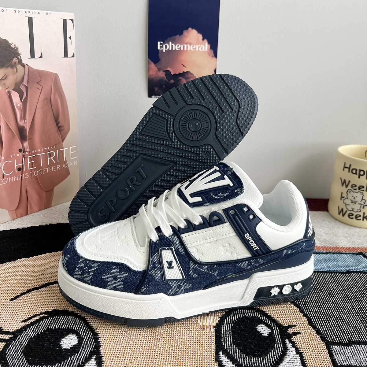 free shipping designer shoes Versatile trendy shoes new height increasing outdoor couple casual shoes for men and women black pink grey blue