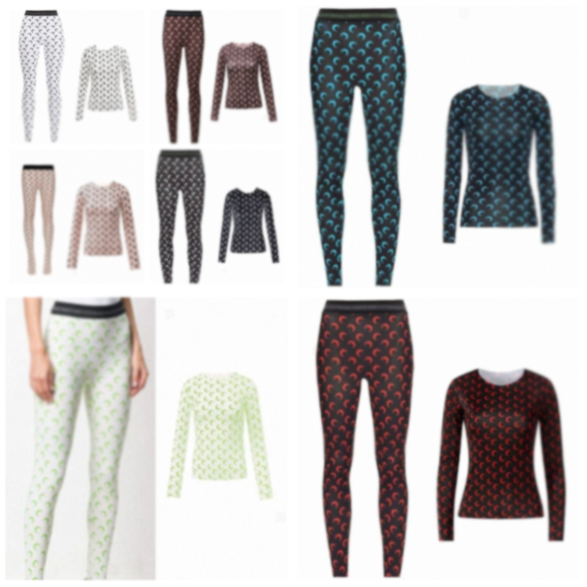 Designer two piece set tracksuit Men's Fitness outfit and Women's Sports Suits Moon series Slim fit casual t-shirt