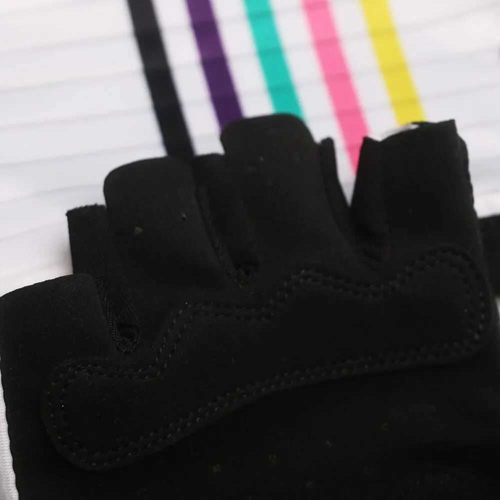 Antislip Wear Resistant Wreathable Sun Proof and Shockabsorbing Summer Cycling Gloves for Men and Women J2509221