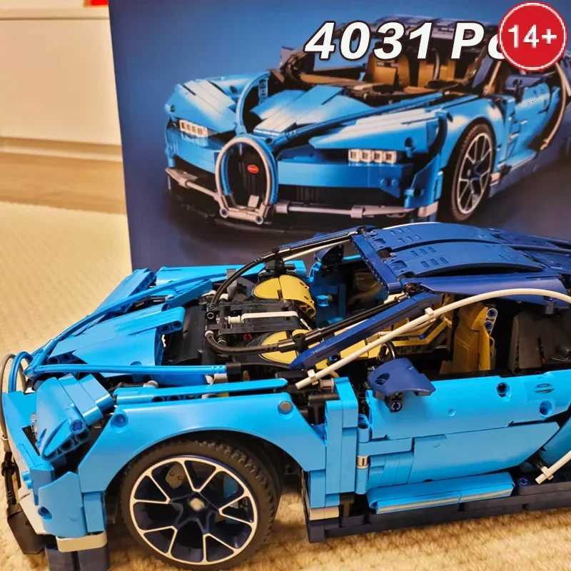 Build Block Set 2026 NEW brick 4031Pcs Compatible With 42083 Blue Sports Model Building Blocks Car Racing Assembly Boys Super Adult Gifts Toy