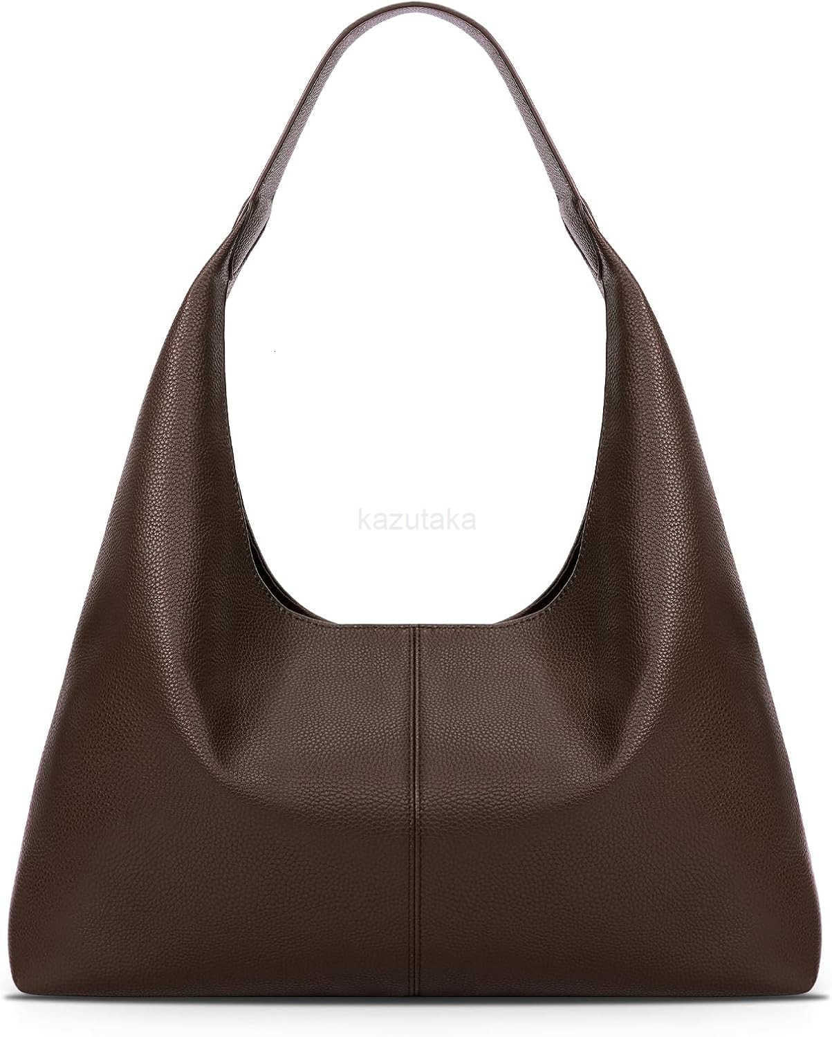Slouchy Hobo Bag Vegan Leather Tote Bag for Women Burgundy Work Tote Bag College Hobo Handbag Red Shoulder Bag Z250922