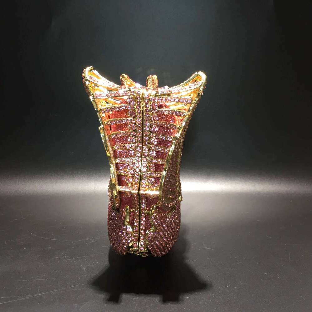 Designer Luxury Chain New Product Hot Sale Ladies Purse Crystal Stone Evening Bags Lady Purses Design Swan Clutch Bag