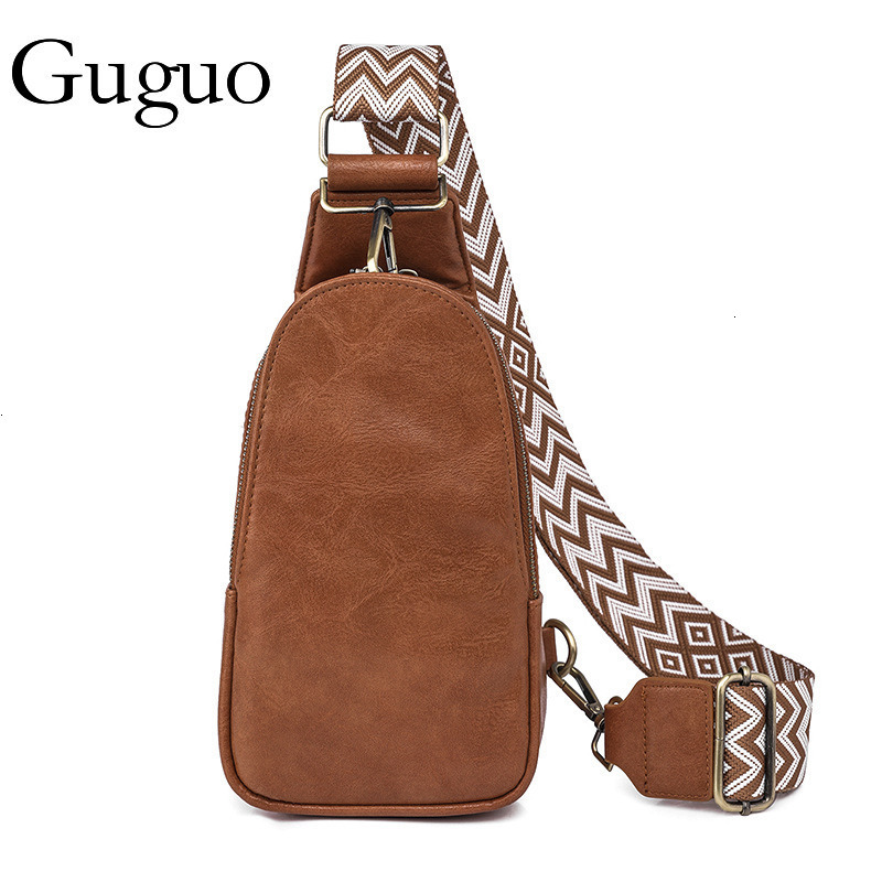 Guguo Designer Bag 2025 New Women's Bag Waist Bag Crossbody Bag Fashion Women's Chest Bag Women's Bag Luxury Bag Amazon Wholesale Bags