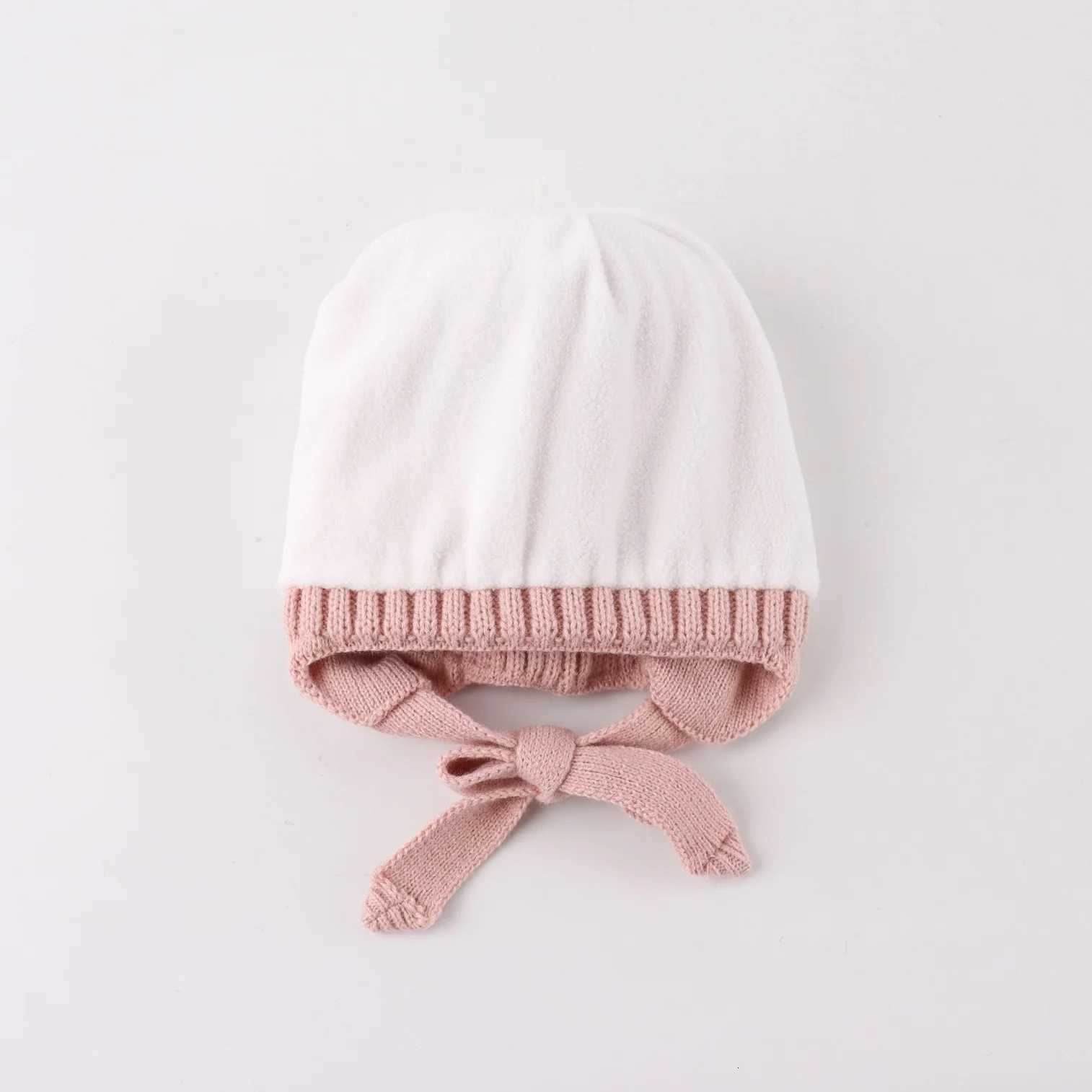 Baby Toddler Warm Earfl Beanie Kids Boys Girls Winter Fleece Li Knitted Hat Y250920