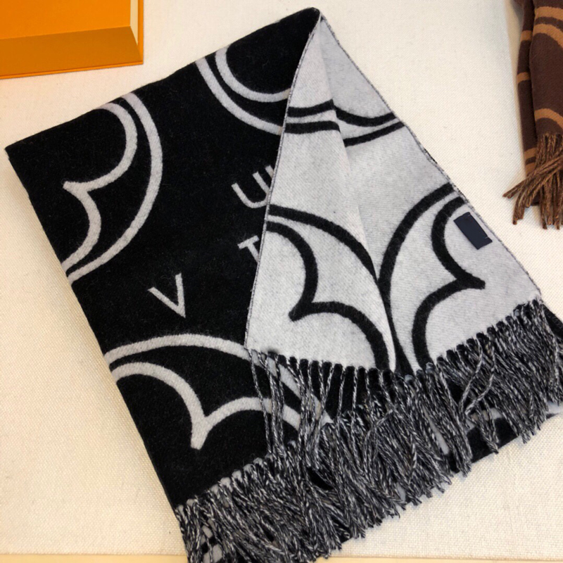 designer scarf women wool scarfs autumn and winter men women warm Interwoven patternb comfortable touch senior 180*70cm fashion process fashion versatile good