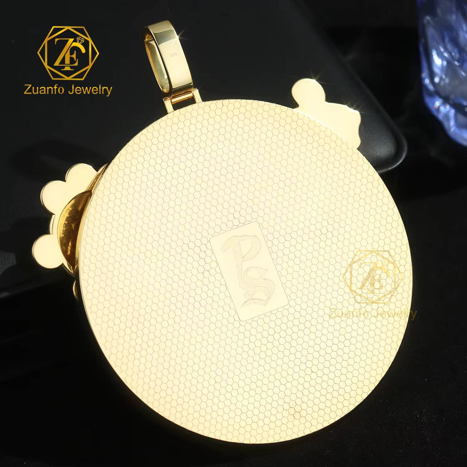 Customizable 925 Silver Moissanite Diamond Pendant Iced Out Jewelry for Cuban Link Chain Unique Letter Design Pendants Charms