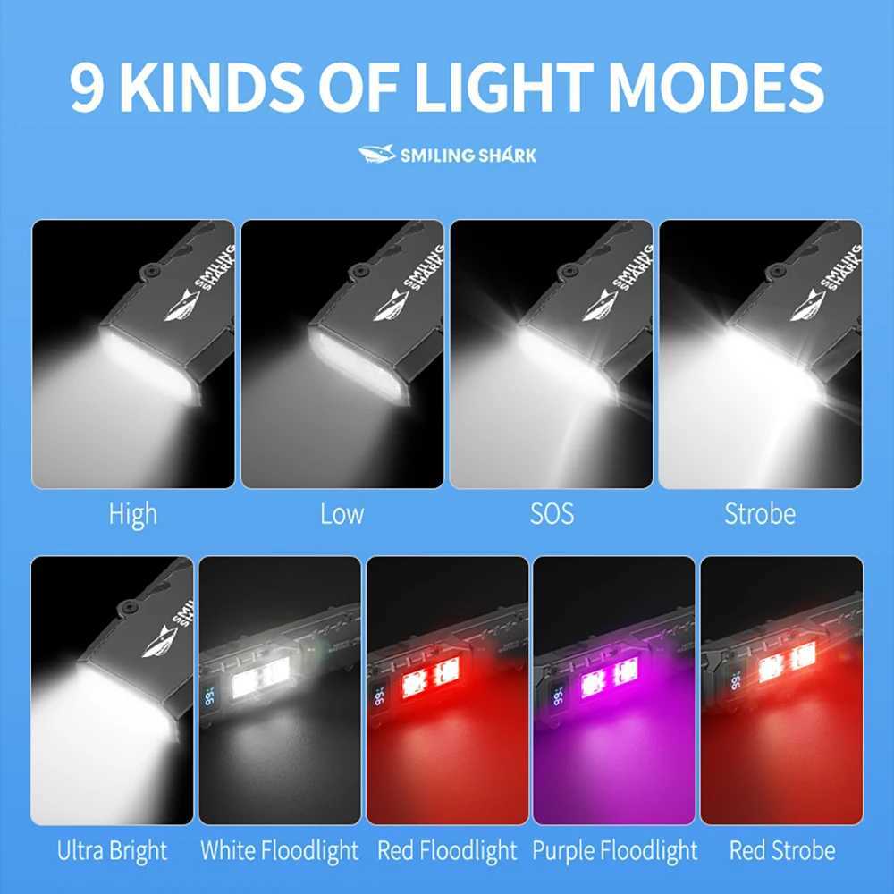 Smilingshark SD5308 Flashlight Super BrightAdjustab Brightn Flashlight Rechargeab Flashlight for ergency Cam Y250922