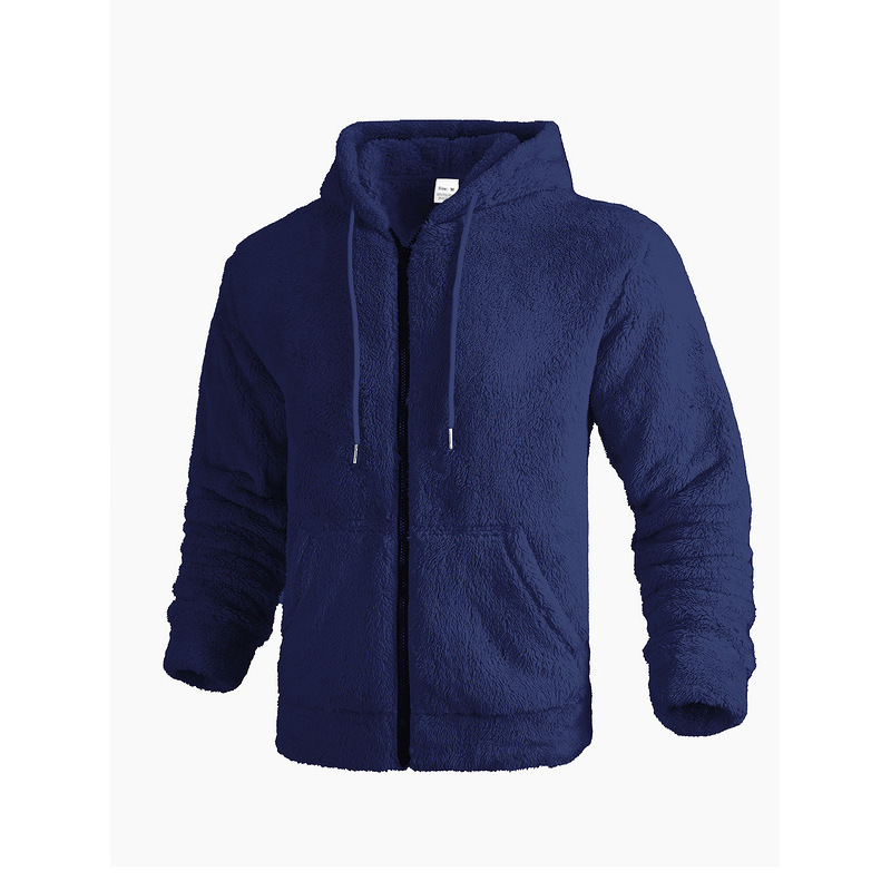 Fleece Tops Jackets Men Clothing New Spring Men Zipper Sportswear Sweatshirts High Quality Male Outwear Solid Casual Cardigan Sweatshirts hoodies