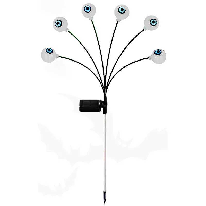 Halloween Solar Lawn Lights Outdoor Garden Halloween Atmosphere Lights Solar Ground Light IP65 Holiday Decorative Lamp 6 Lights C250922
