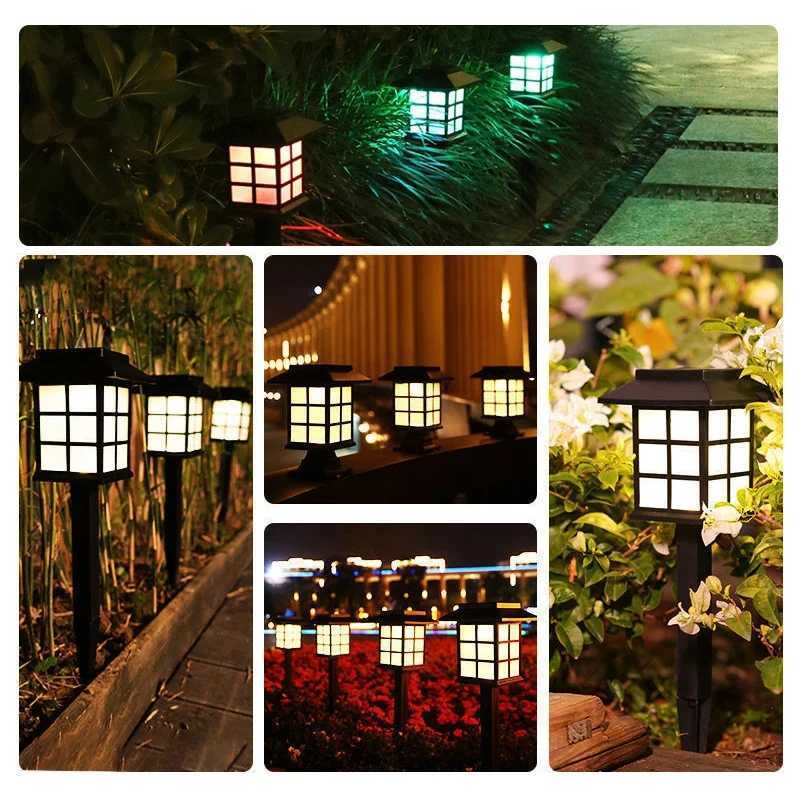 8 Pack Solar Pathway Garden Lights Outdoor Waterproof Landscape for Yard Patio Walkway Driveway Decor Solar Lawn Lamp Lighting C250922