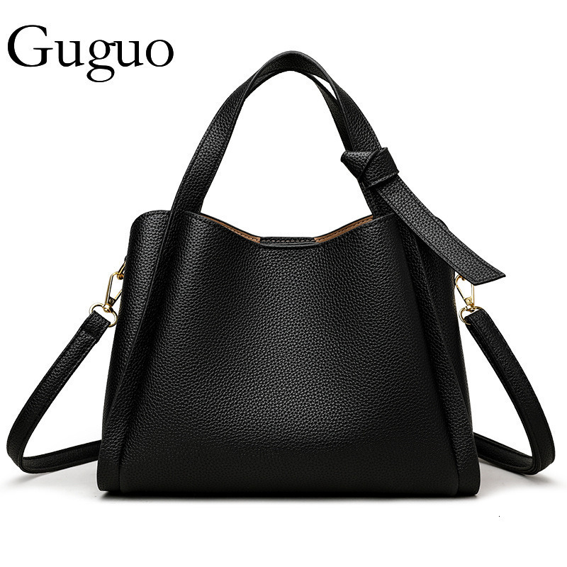 Guguo Designer Bag Soft Leather Women's Handbag Tote Bag Women 2025 Basket High-end Shoulder Bag Crossbody Elegant Luxury Bag Versatile Bucket Sh