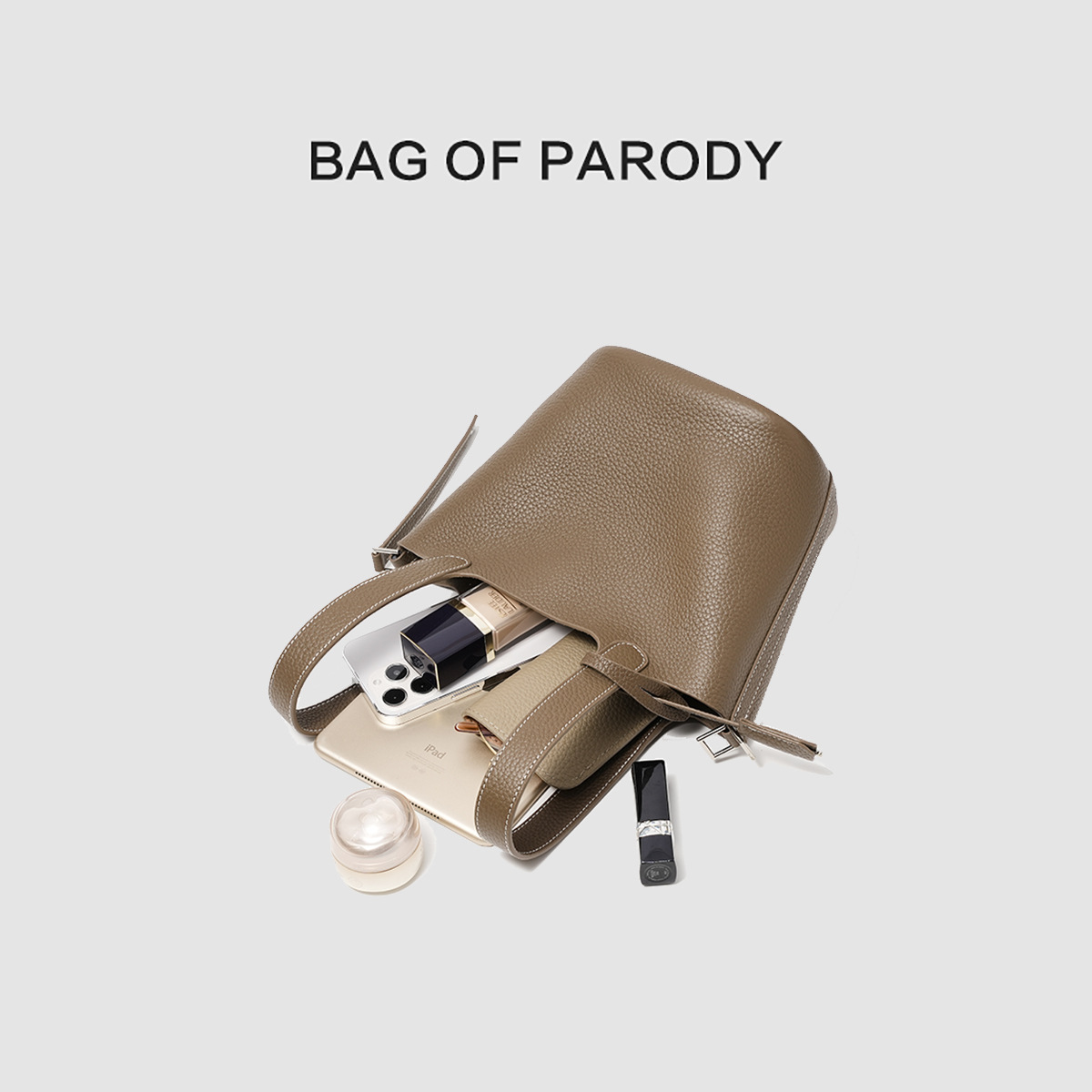 BAG OF PARODY designer bag Light luxury high quality Minimalist commuting handbag niche artistic shoulder bag Soft-touch