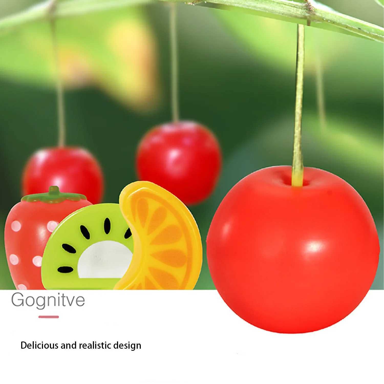 15pcs1set childrens play house simulation kitchen birthday cake toys Kids fruit cutting music DIY creative gift C2509221