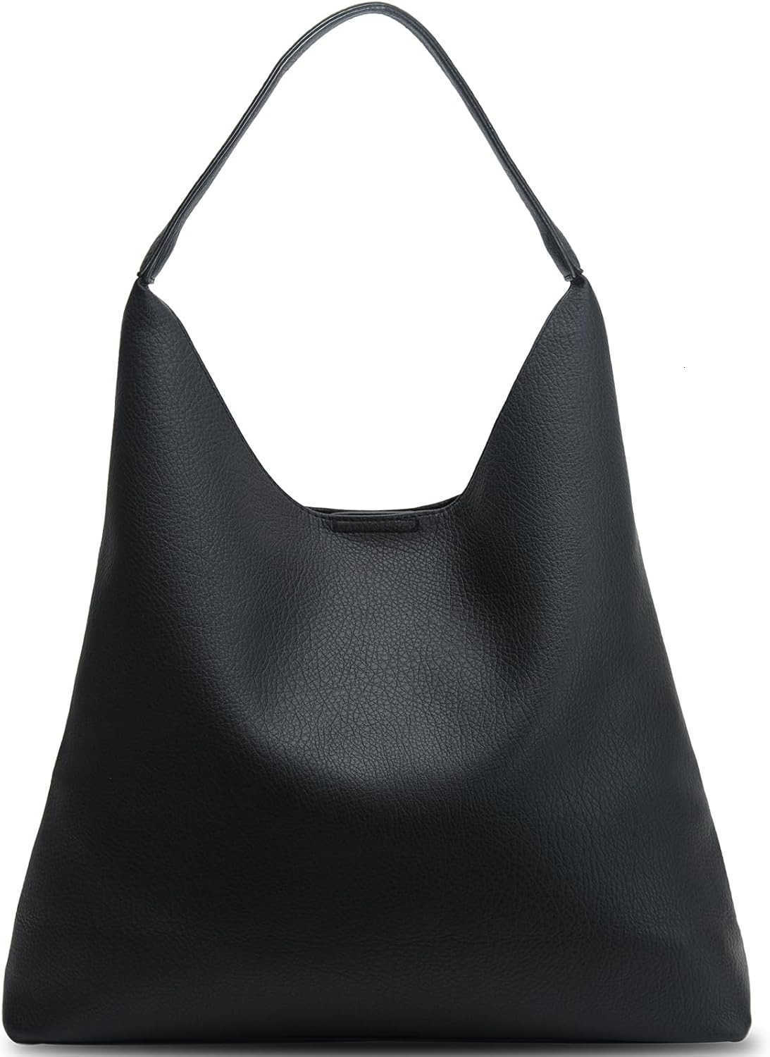 Women Soft PU Leather Shoulder Handbag highcapacity Slouchy Tote Purses Z250922