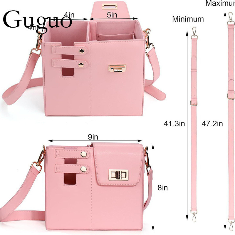 Guguo Designer Bag Hot-selling Outdoor Portable Beverage Bottle Water Cup Bag 2024 New Pink Large Insulated Cup Single Luxury Bag Shoulder Crossbody B