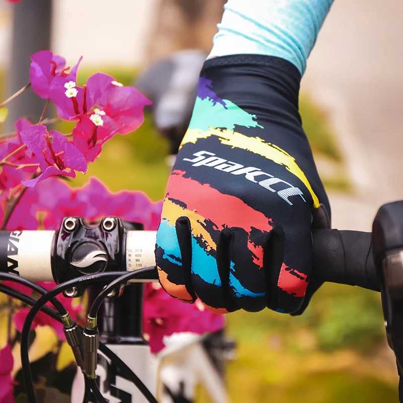 SPAKCT Full finger bicycle gloves shockabsorbing and breathable gloves sports fitness bicycle training autumn products J250922
