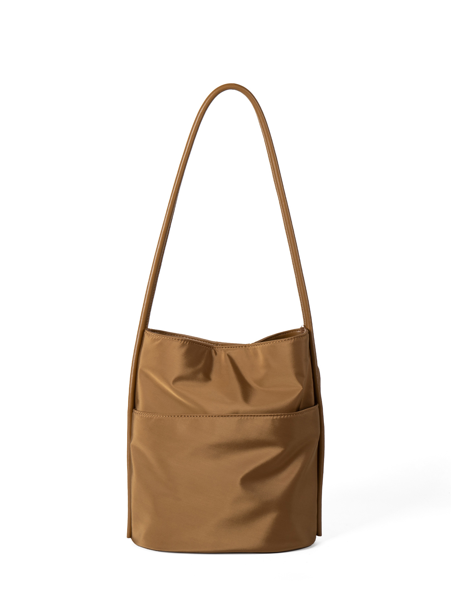 Korean-Style Niche Design Nylon Bucket For Women New Style Fashionable Versatile Casual Commuting Handbag And Shoulder Bag