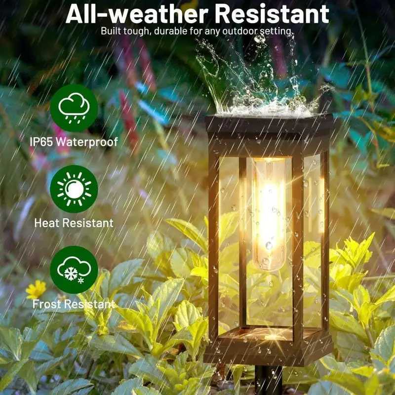 Solar Path Light Outdoor Waterproof 1246PCS Landscape Lighting Suitable for Trail Terrace Lawn and Courtyard Decoration C250922