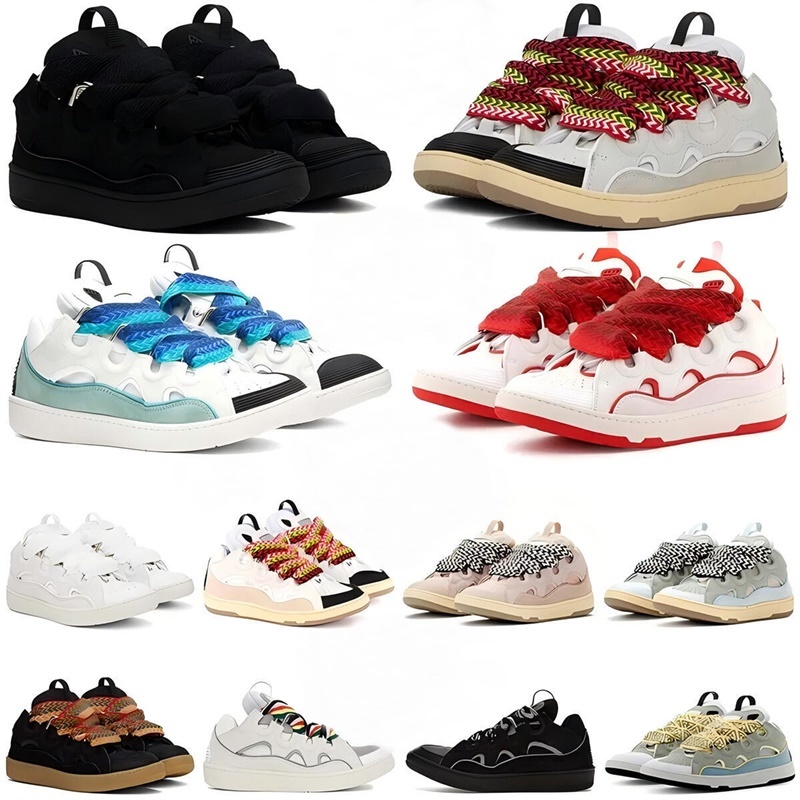 New Disigner Shoes Curb Lavi Jifffly Canvas for Men 2025 Summer New Trend Thick Sole Height Increasing Casual Versatile Low-top Sneakers 35 big size 46