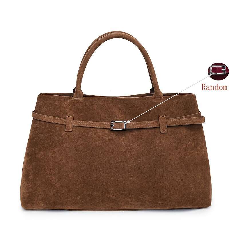 Perfect Lily Women's Vintage Synthetic Leather Tote - Large Capacity Brown Handbag, Magnetic Closure & Fixed Strap, Elegant Rectangular for Work 