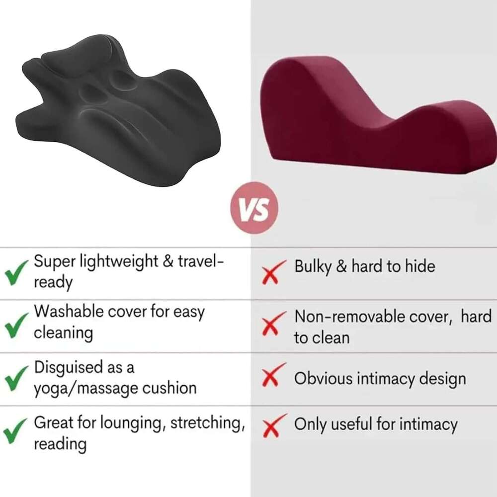 Sweet Spot Pillow, Chiromonk Couples Pillow - 27 Angle Perfect Position, Multi-Functional Memory Foam Wedge Cushion Intiy Support & Back, Ideal for Al