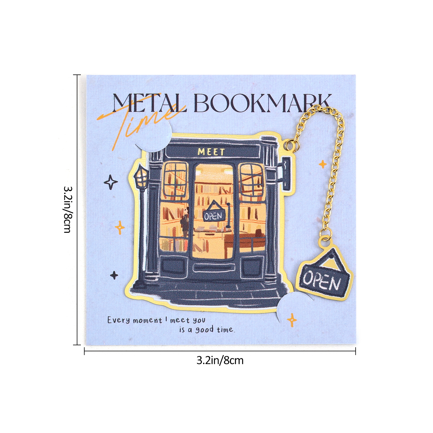 Retro Bookmarker with Rustic Charm - Perfect Gift Idea for Students & Adults