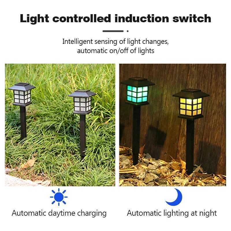LED Solar Lawn Light Outdoor IP65 Waterproof Path Light Garden Road Lawn Courtyard Decoration Landscape Lighting Fixtures C250922