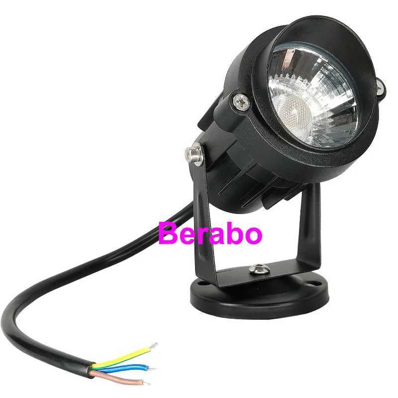 10PCS Garden Lamp Outdoor 220V 110V LED Lawn Lights 12V Waterproof Spike Bulb 3W 5W 7W 10W Landscape IP65 Path Spot Lighting C250922