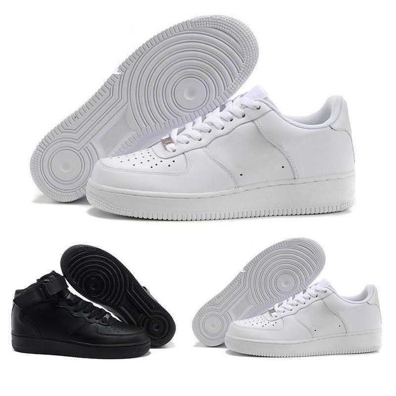 Classic Men 1 Running Women One Sneakers Kids Triple White Black Trainers Sports Designer Walking All Match Shoes Size 25-46 big size 12