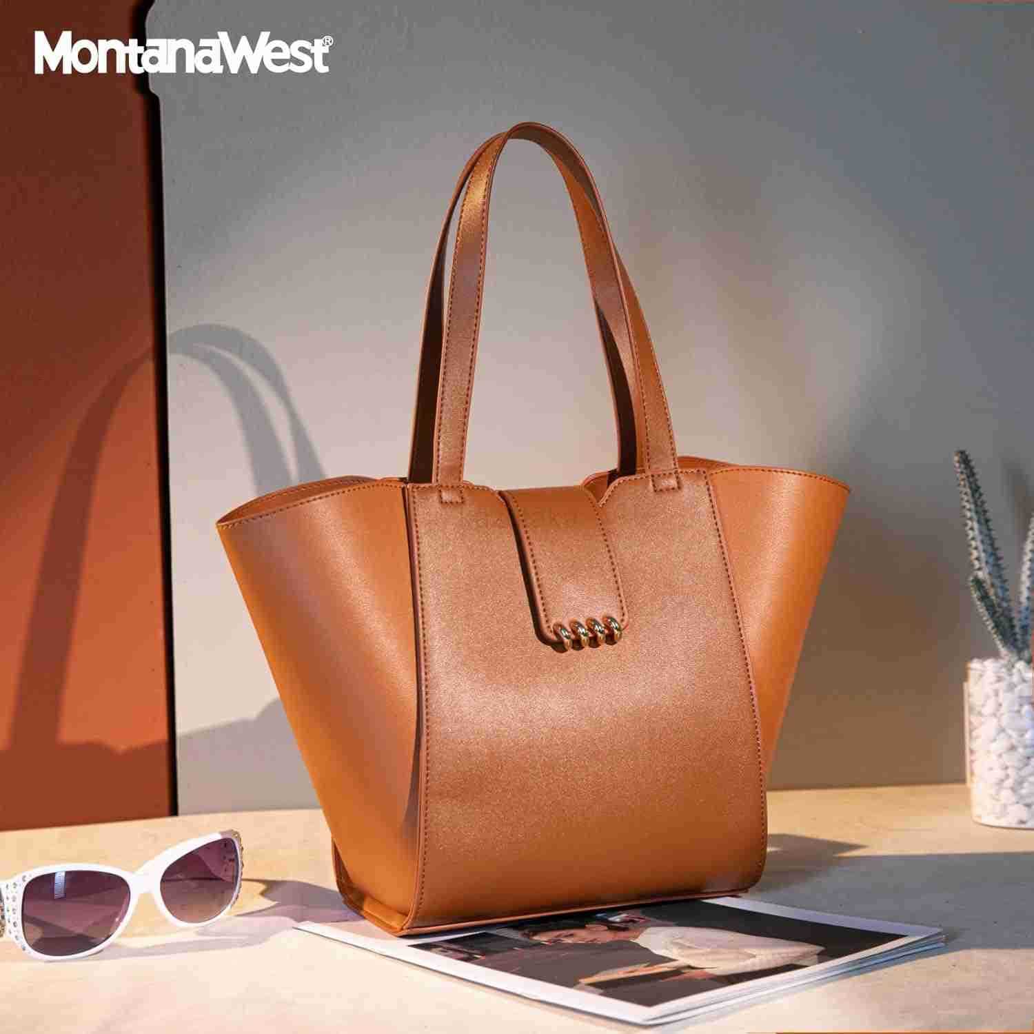 Montana West Tote Bag for Women Trendy Shoulder Bags and Foldable Design Womens Purses Z250922