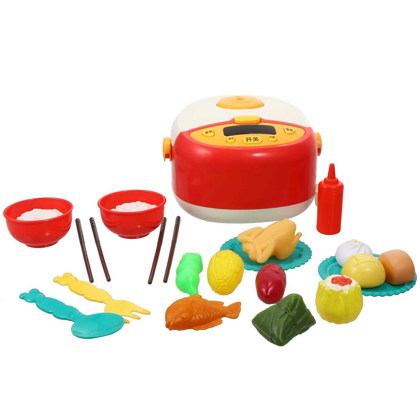 1 Set Simulation Kitchen Set Kids Educational Electric Cooker With Spray Function ParentChild Interactive Cooking Game For C250922