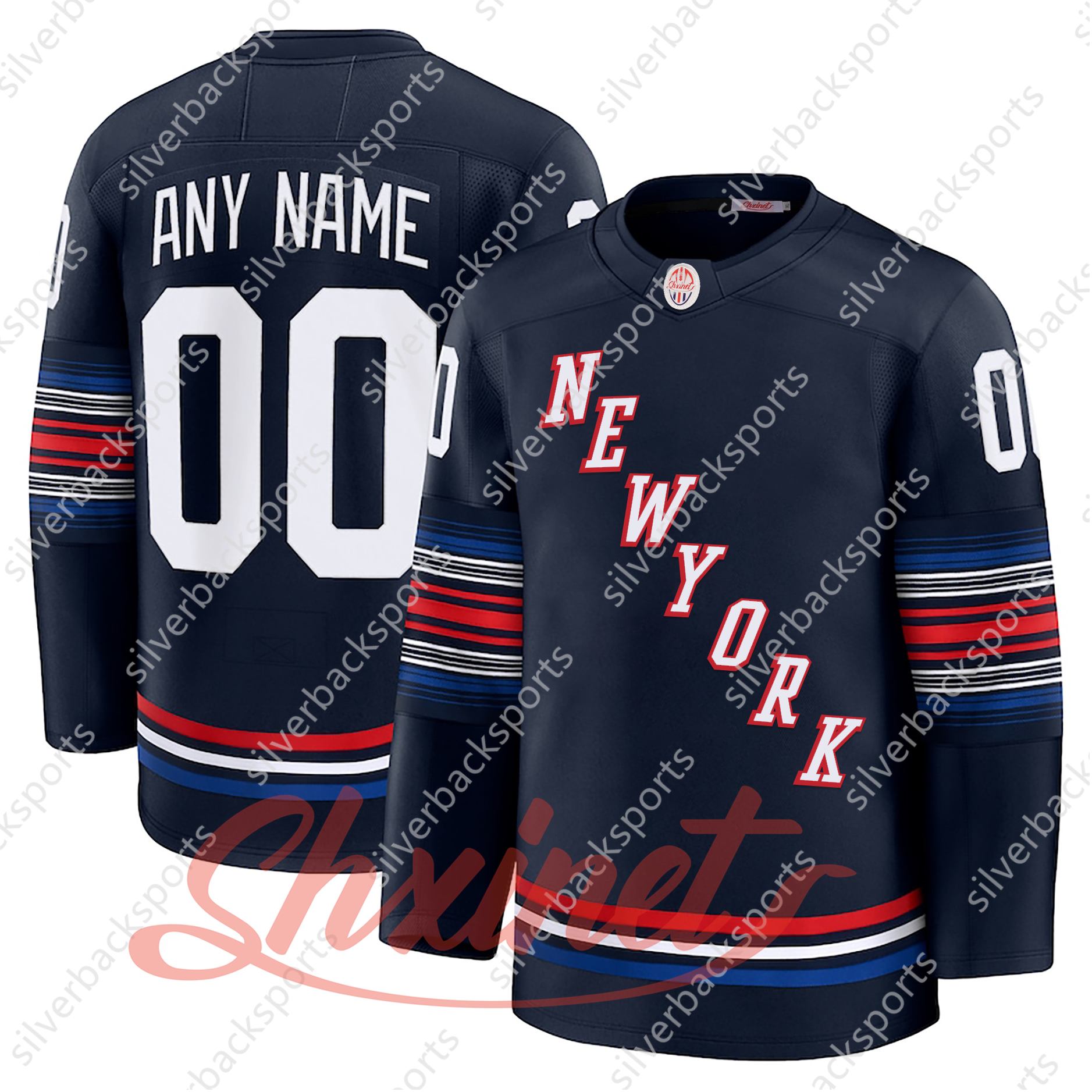 Rempe 2025-26 Hockey Jersey Shesterkin Panarin Kreider Fox Miller Trocheck Lafreniere Zibanejads Gretzky Custom Double-Reinforced Stitching