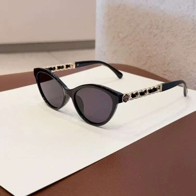 Sunglasses Designer Luxury sun glasses for women men UV400 Fashion Cat Eye eyeglasses Hollow Chain Legs Temperament Fashion Festival Holiday gifts