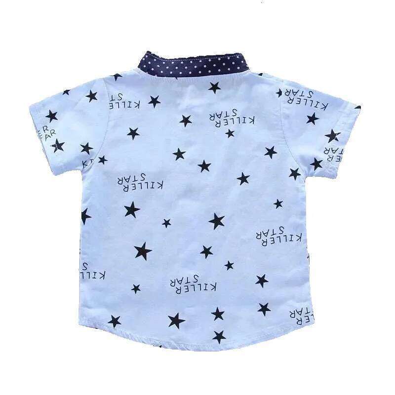 New Summer Baby Clothes Suit Children Boys Casual Shirt Shorts 2Pcs/Sets Infant Outfits Toddler Fashion Costume Kids Tracksuits J250625