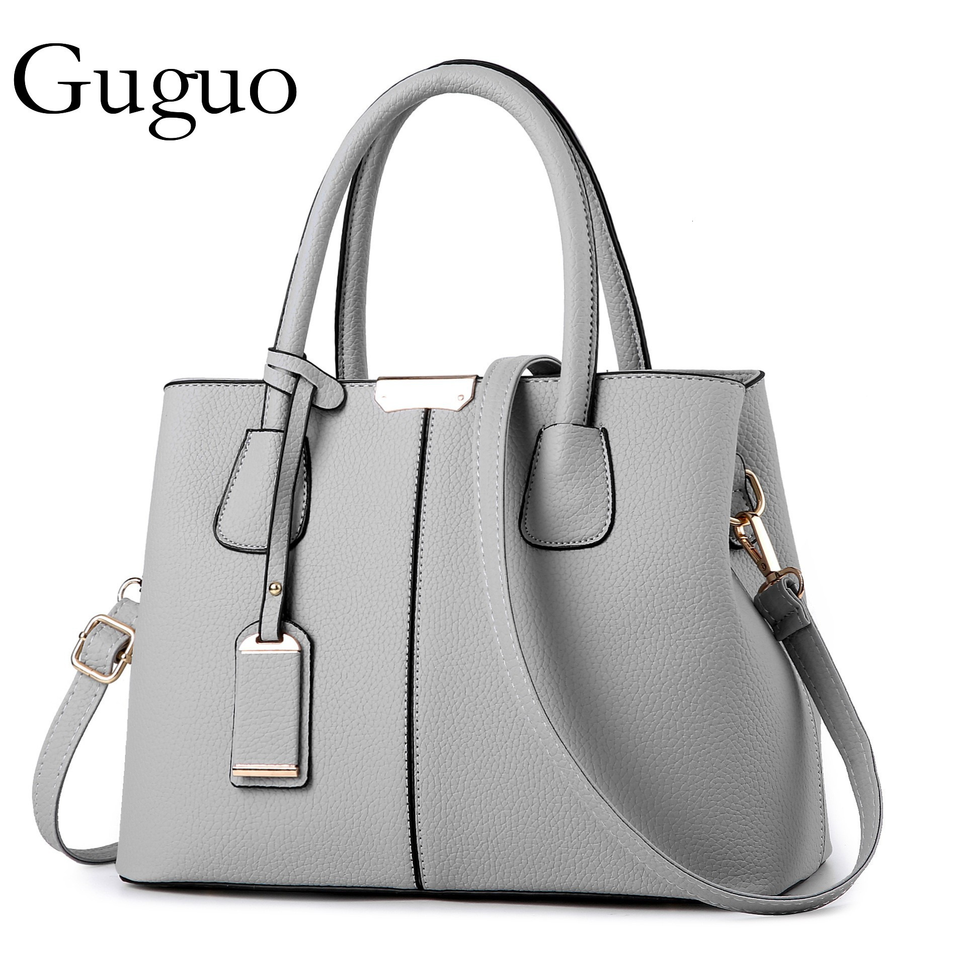 Guguo Designer Bag 2025 Korean Style New Women's Bag Simple Fashion Handbag Trendy Shoulder Bag Light Luxury Crossbody Large Bag One Luxury Bag P