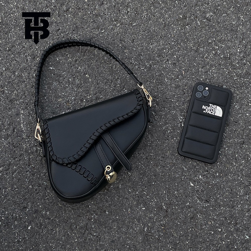 TB BHULAMTE Free Shipping New Designer Bag 2025 High-quality Capsule Milk Cap High-end Black Armpit Saddle Bag Women's Handheld Crossbody Bag
